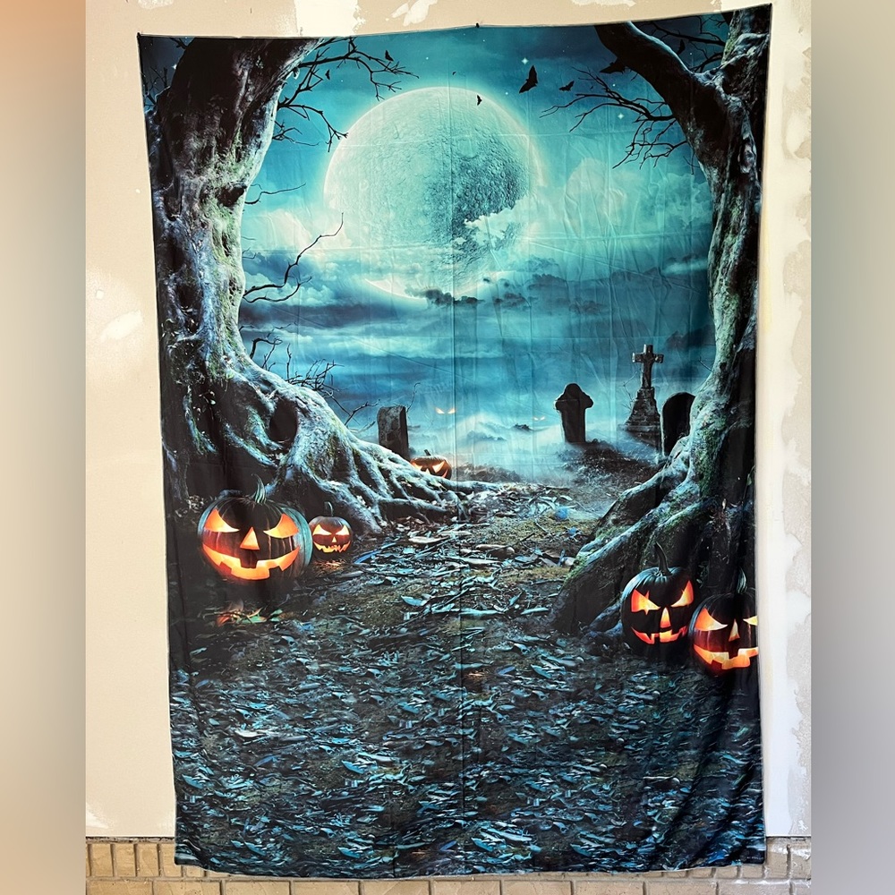 Halloween wall tapestry